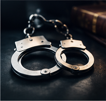 Handcuffs representing Criminal Law